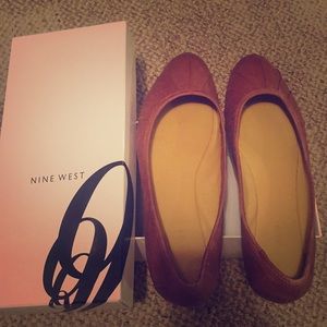Nine West leather flats